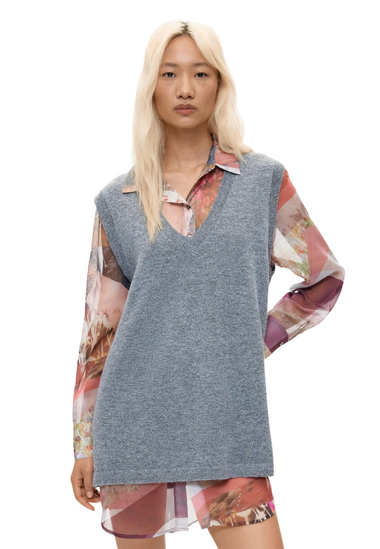 Robe Desigual couleur gris — vue 2