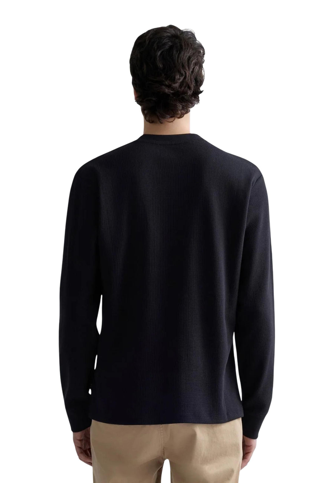 T-shirt Replay couleur noir — vue 3