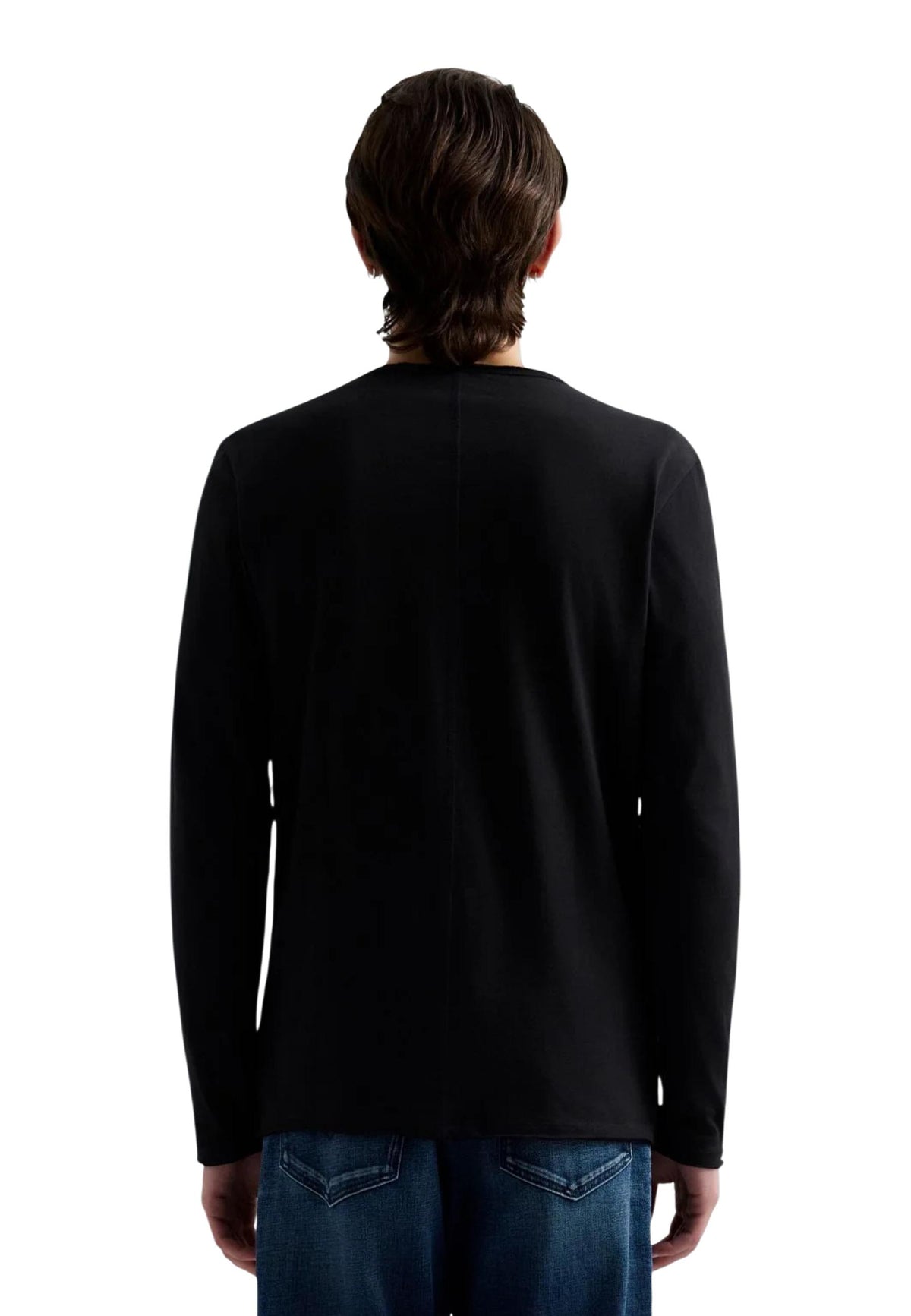 T-shirt Replay couleur noir — vue 3