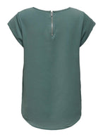 Blouse Only couleur vert — vue 2