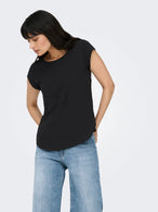 Blouse Only couleur noir — vue 3