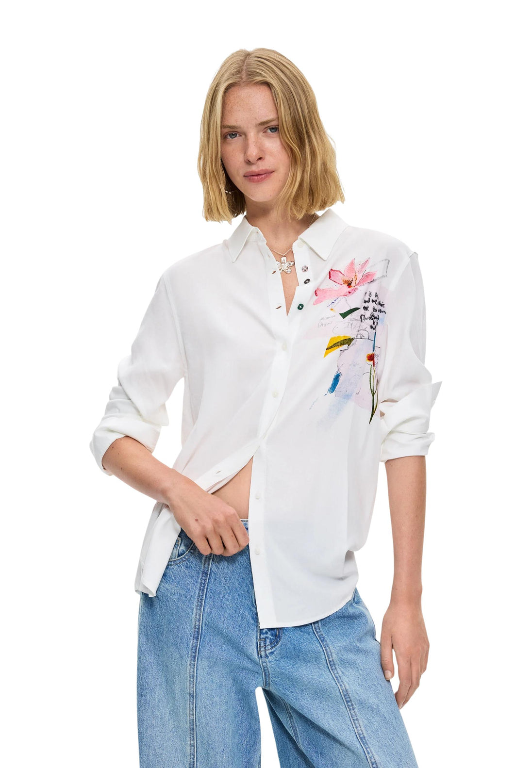 Chemise Desigual couleur blanc