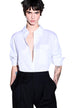 Chemise Armani Exchange couleur blanc — vue 5