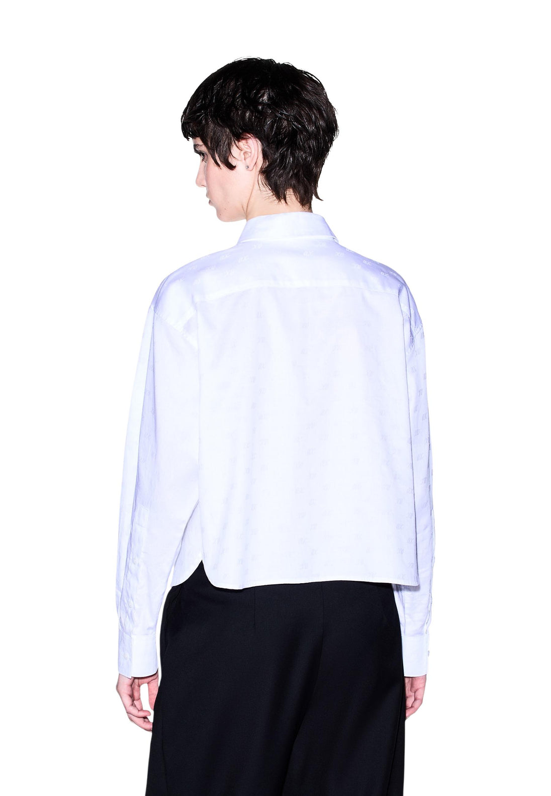 Chemise Armani Exchange couleur blanc — vue 4