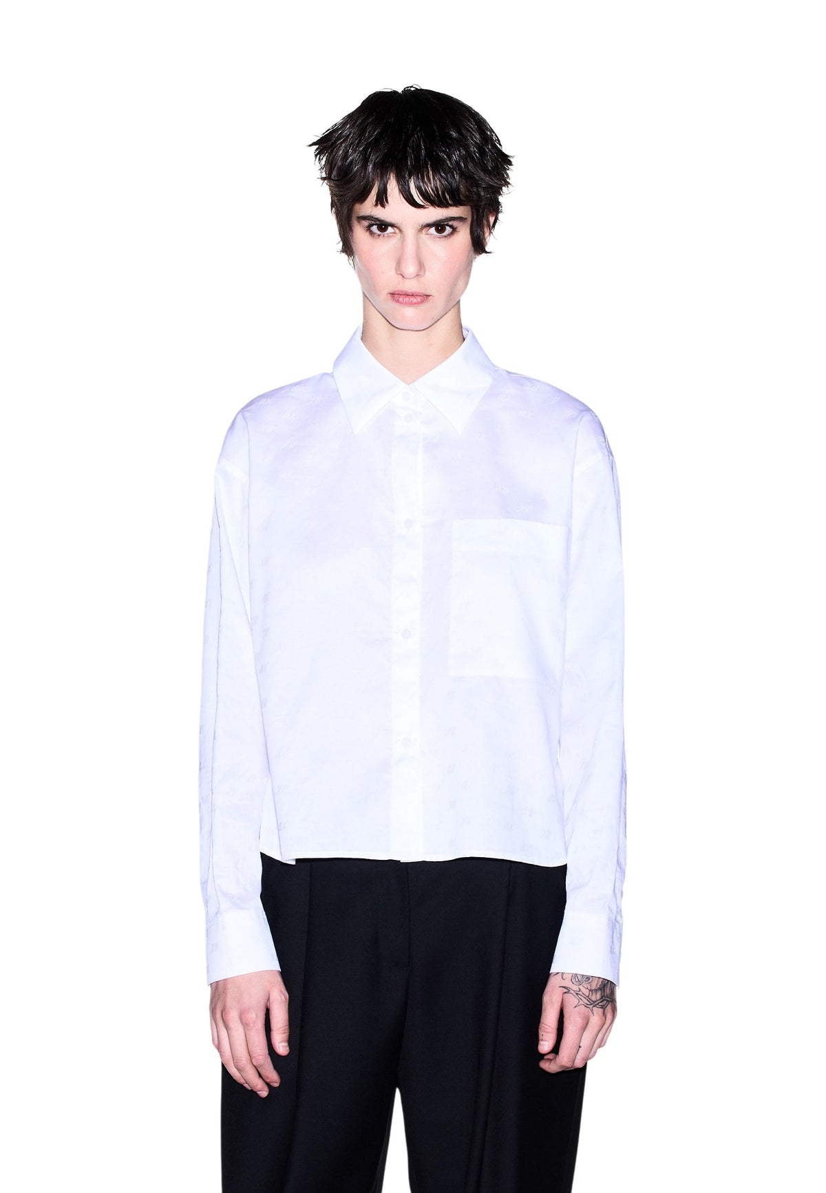Chemise Armani Exchange couleur blanc
