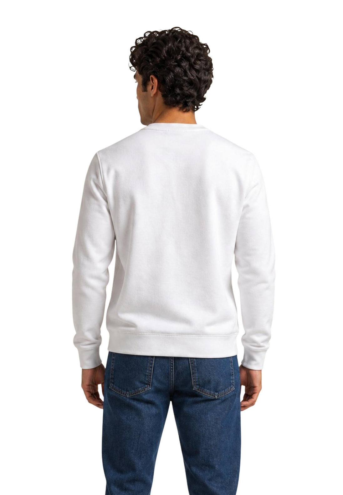 Sweat Ea7 couleur blanc — vue 4