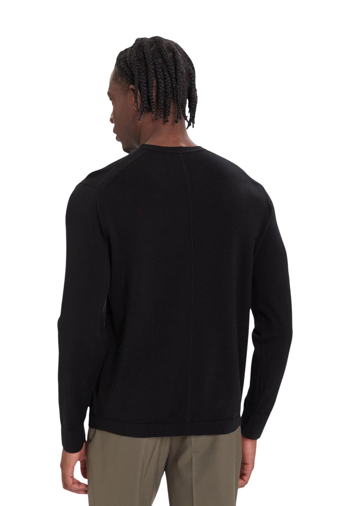 Pull Calvin Klein couleur noir — vue 3