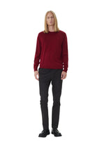 Pull Calvin Klein couleur bordeaux — vue 2