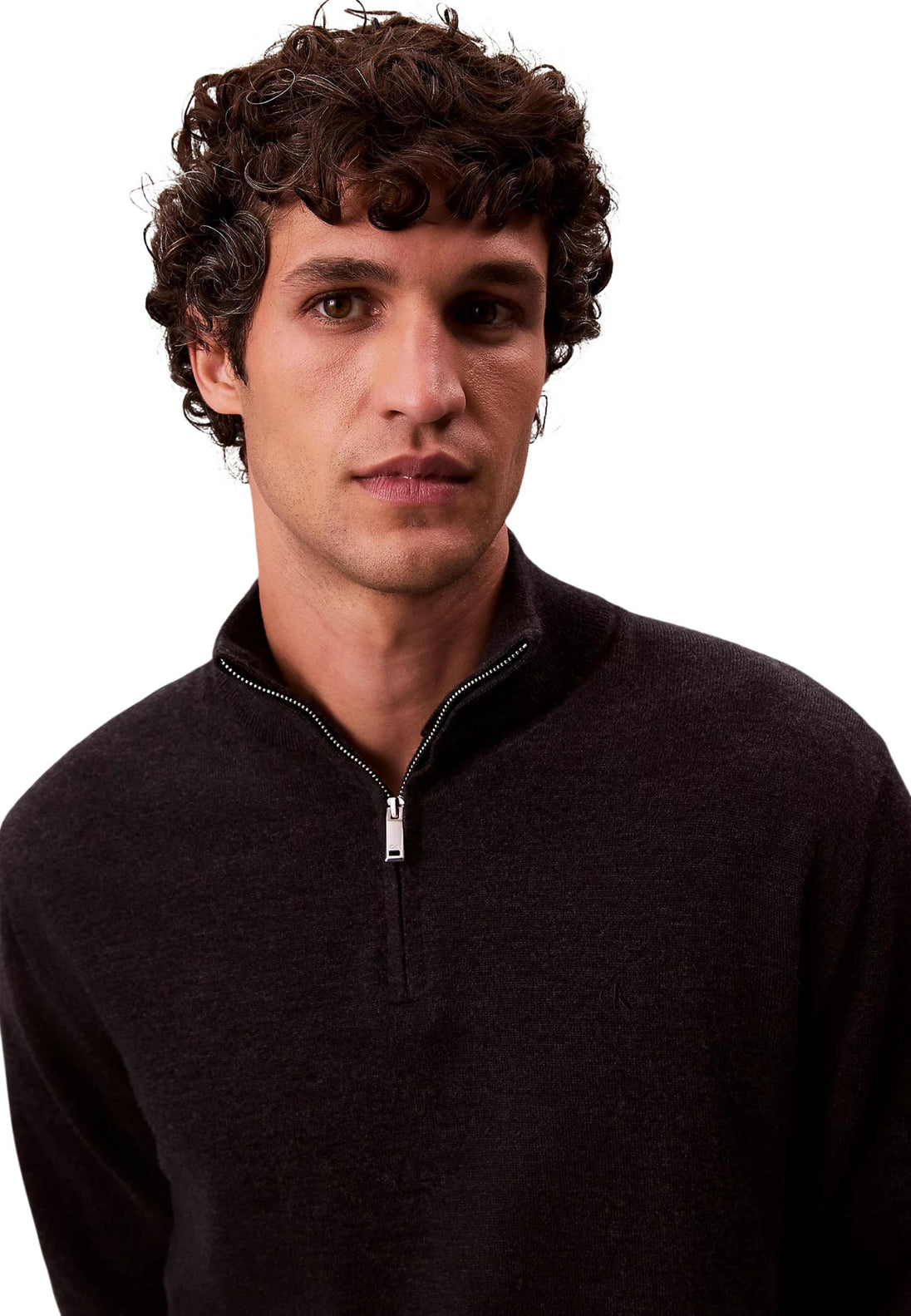 Pull Calvin Klein couleur gris — vue 2