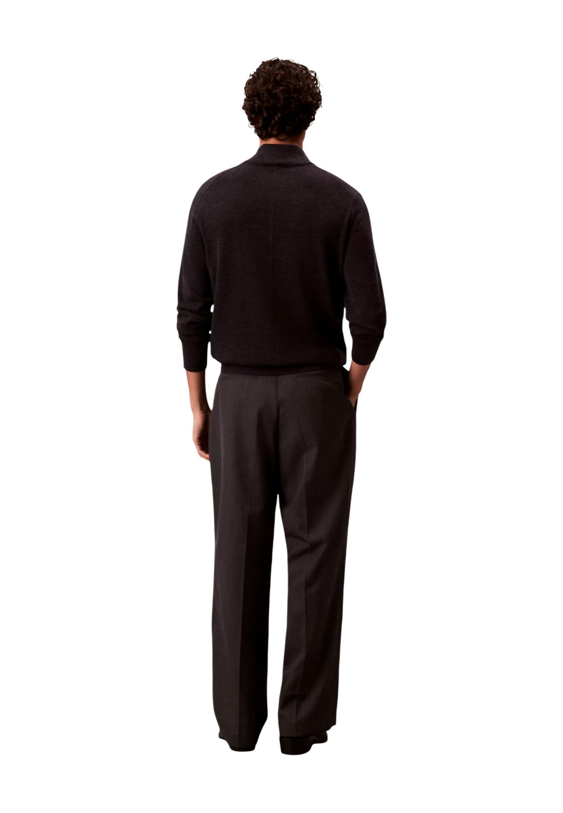 Pull Calvin Klein couleur gris — vue 3