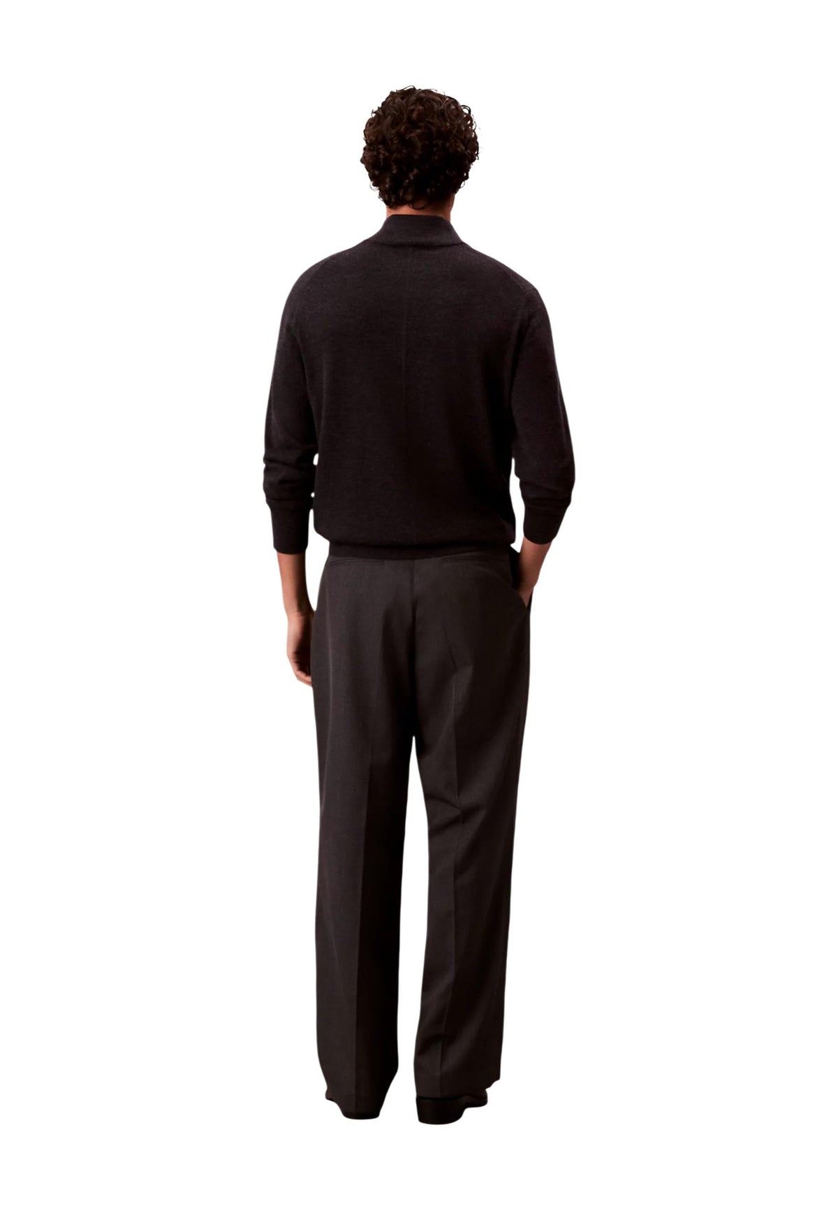 Pull Calvin Klein couleur gris — vue 3