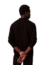 Pull Calvin Klein couleur noir — vue 3
