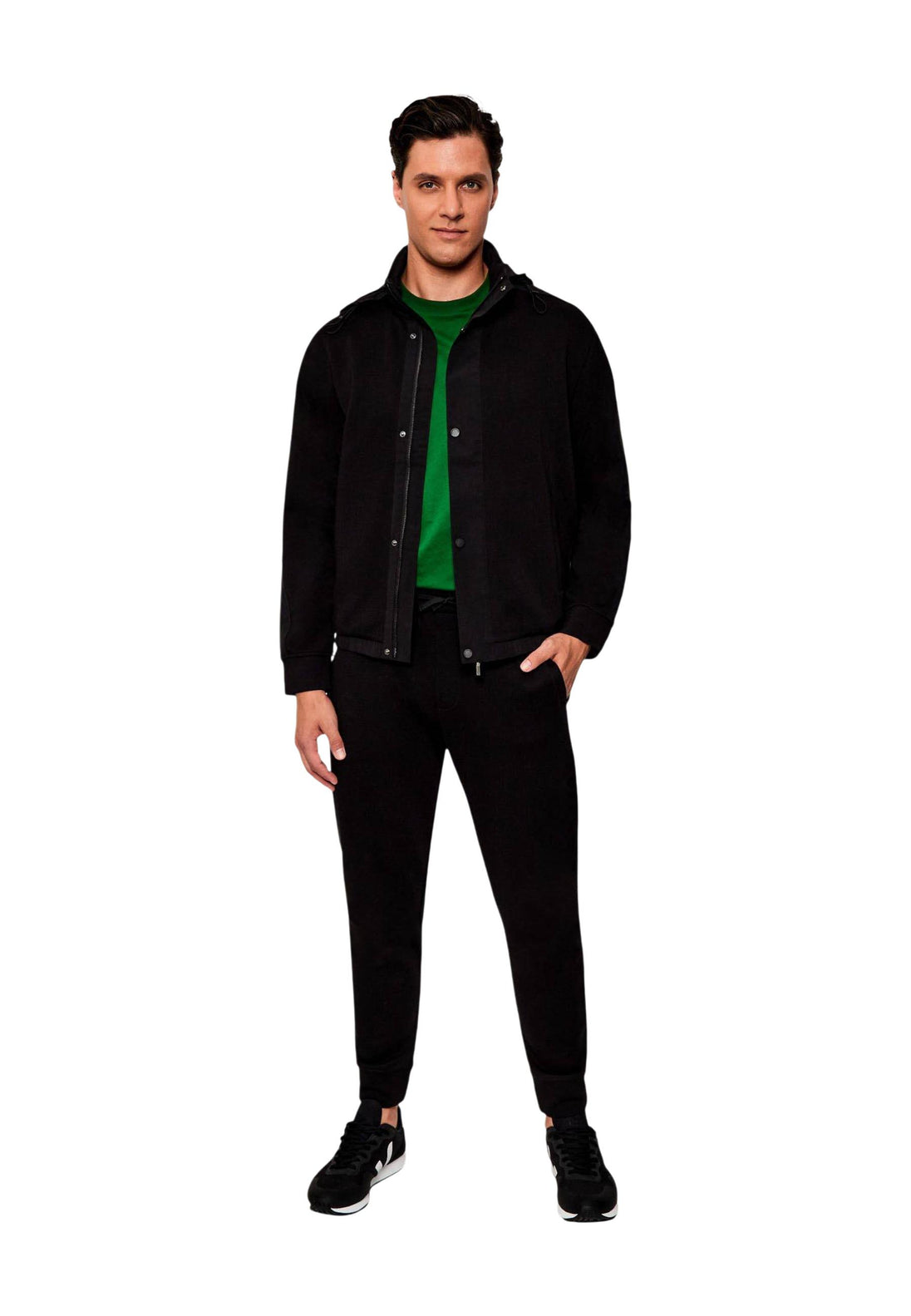 Sweat Armani Exchange couleur noir — vue 2