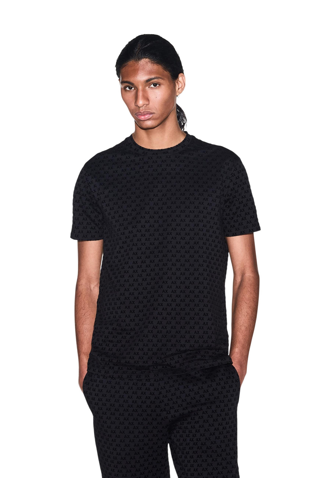 T-shirt Armani Exchange couleur noir