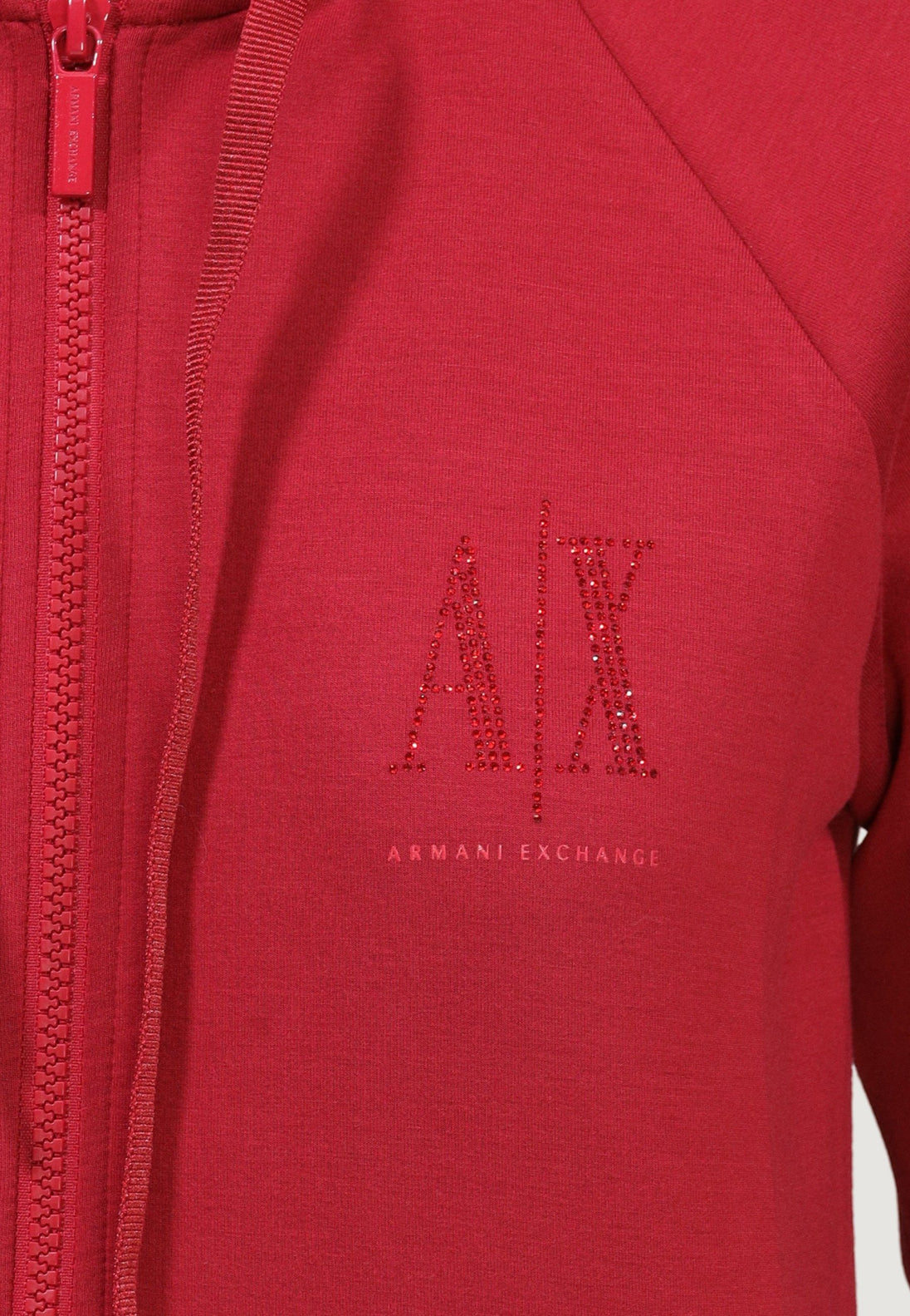 Sweat Armani Exchange couleur rouge — vue 5