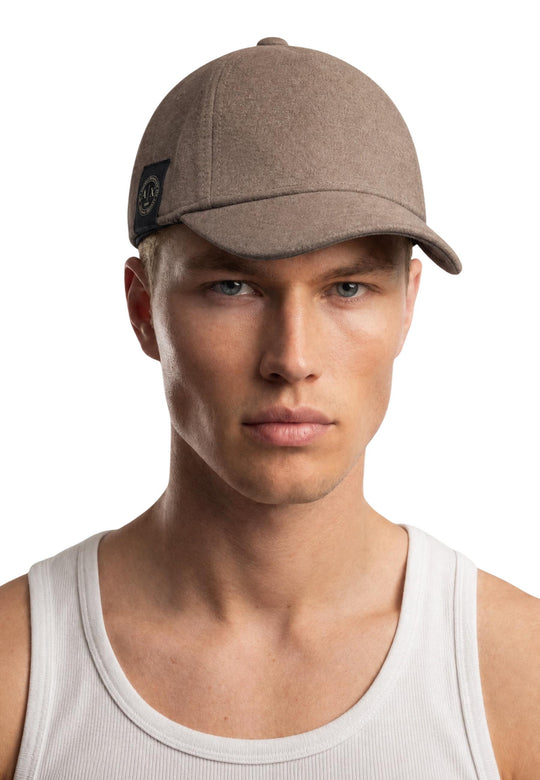 Chapeau Armani Exchange couleur marron — vue 2