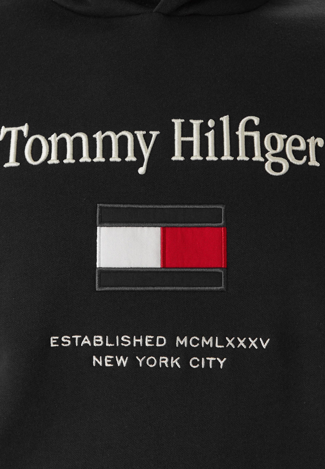 Sweat Tommy Hilfiger couleur noir — vue 5