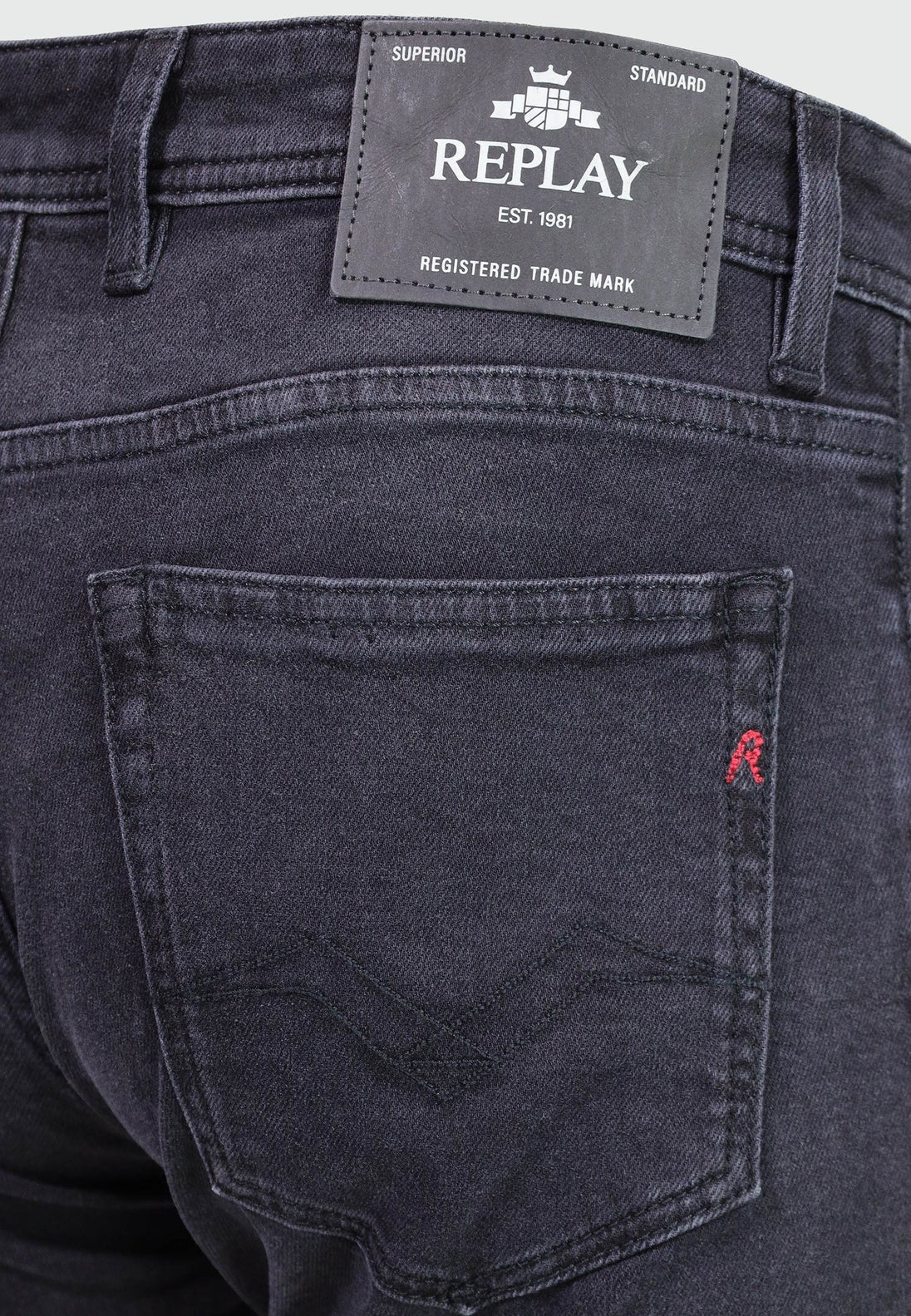 Jean Replay couleur noir — vue 4