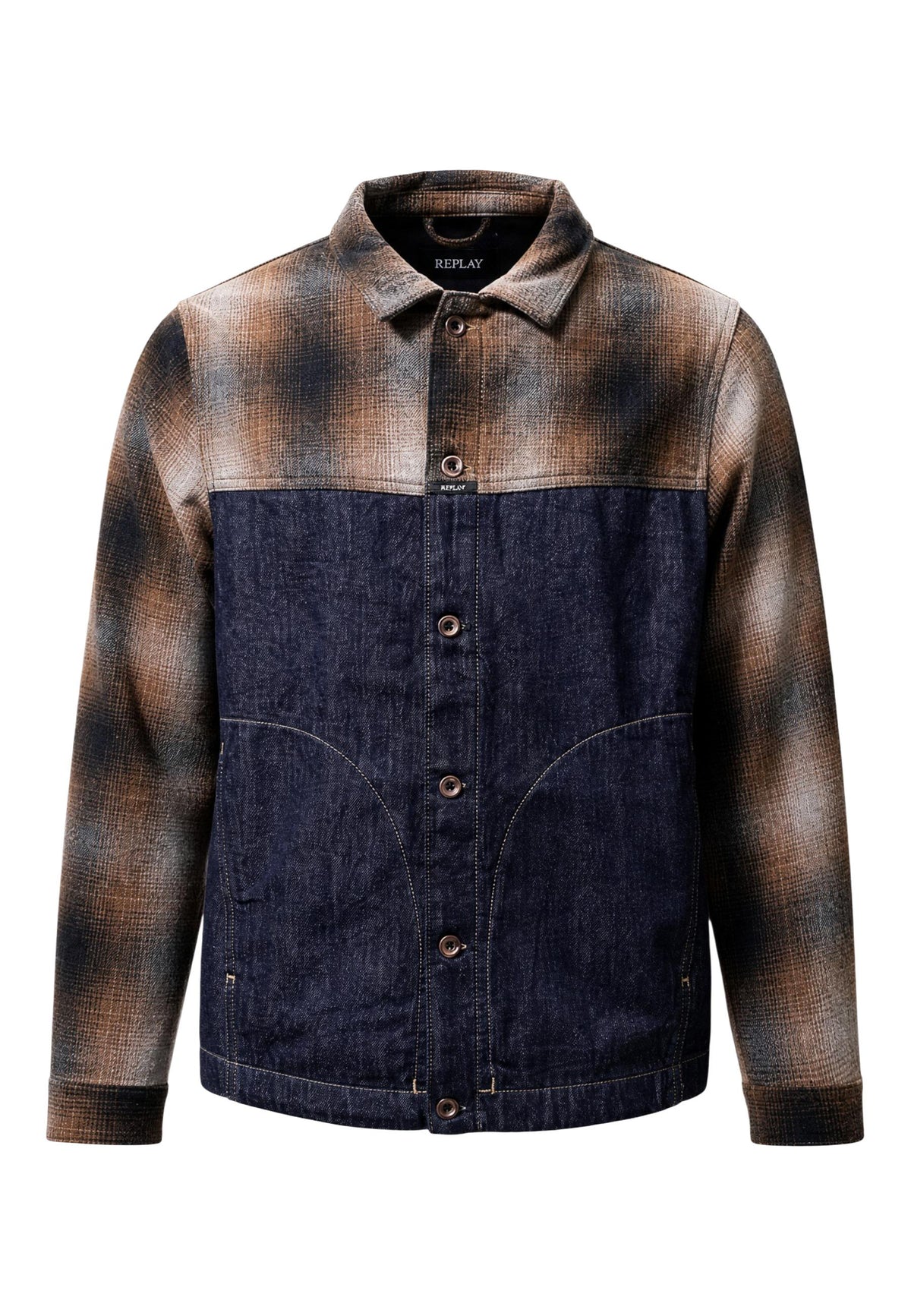 Veste Replay couleur bleu — vue 2