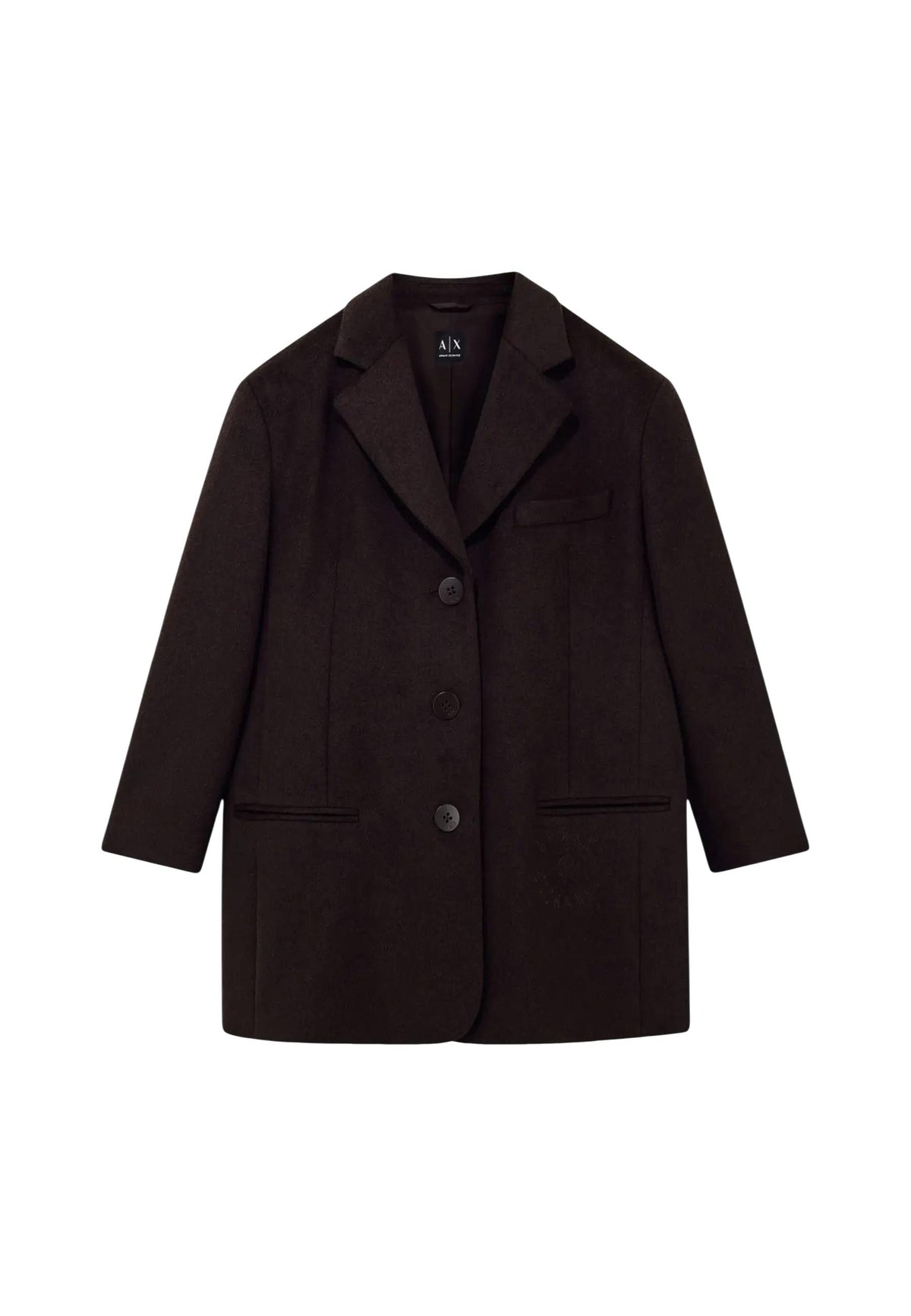 Veste Armani Exchange couleur marron — vue 2
