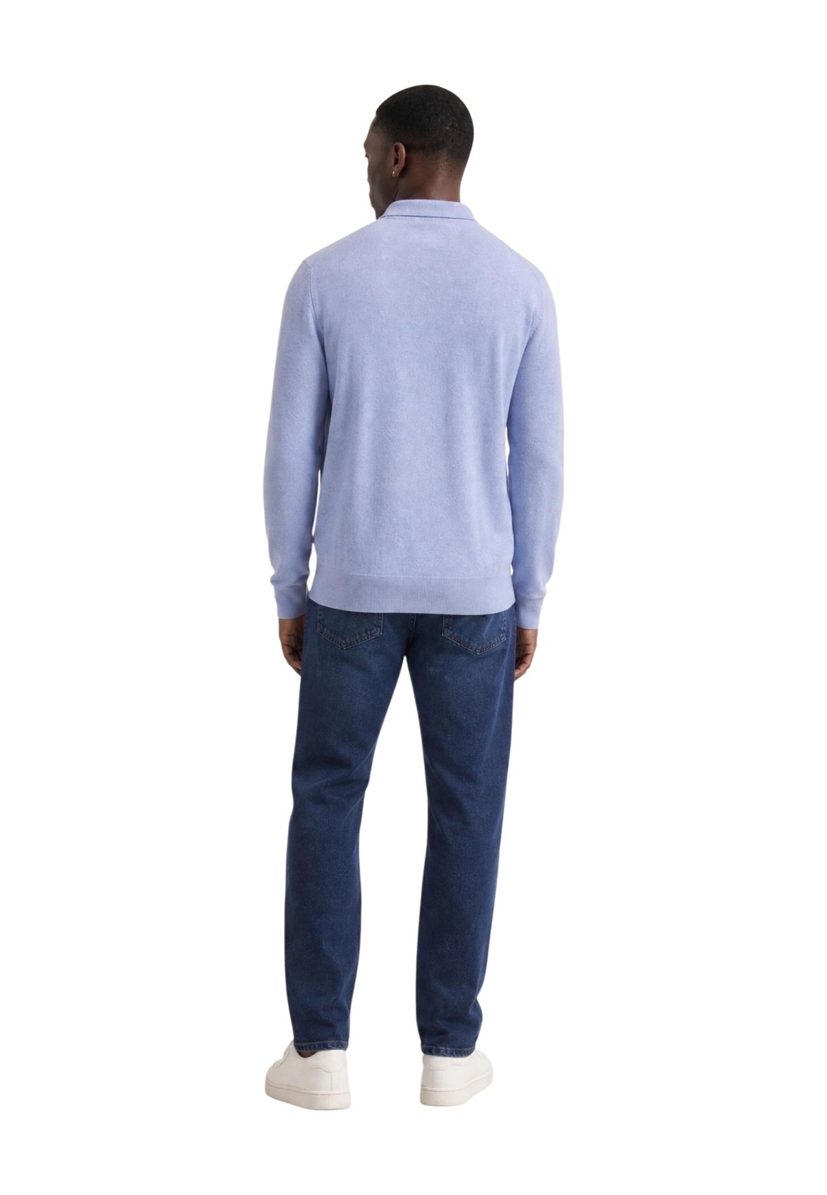 Pull Tommy Hilfiger couleur bleu azur — vue 4