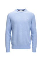 Pull Tommy Hilfiger couleur bleu azur — vue 2