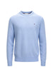 Pull Tommy Hilfiger couleur bleu azur — vue 2