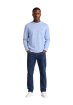 Pull Tommy Hilfiger couleur bleu azur — vue 3
