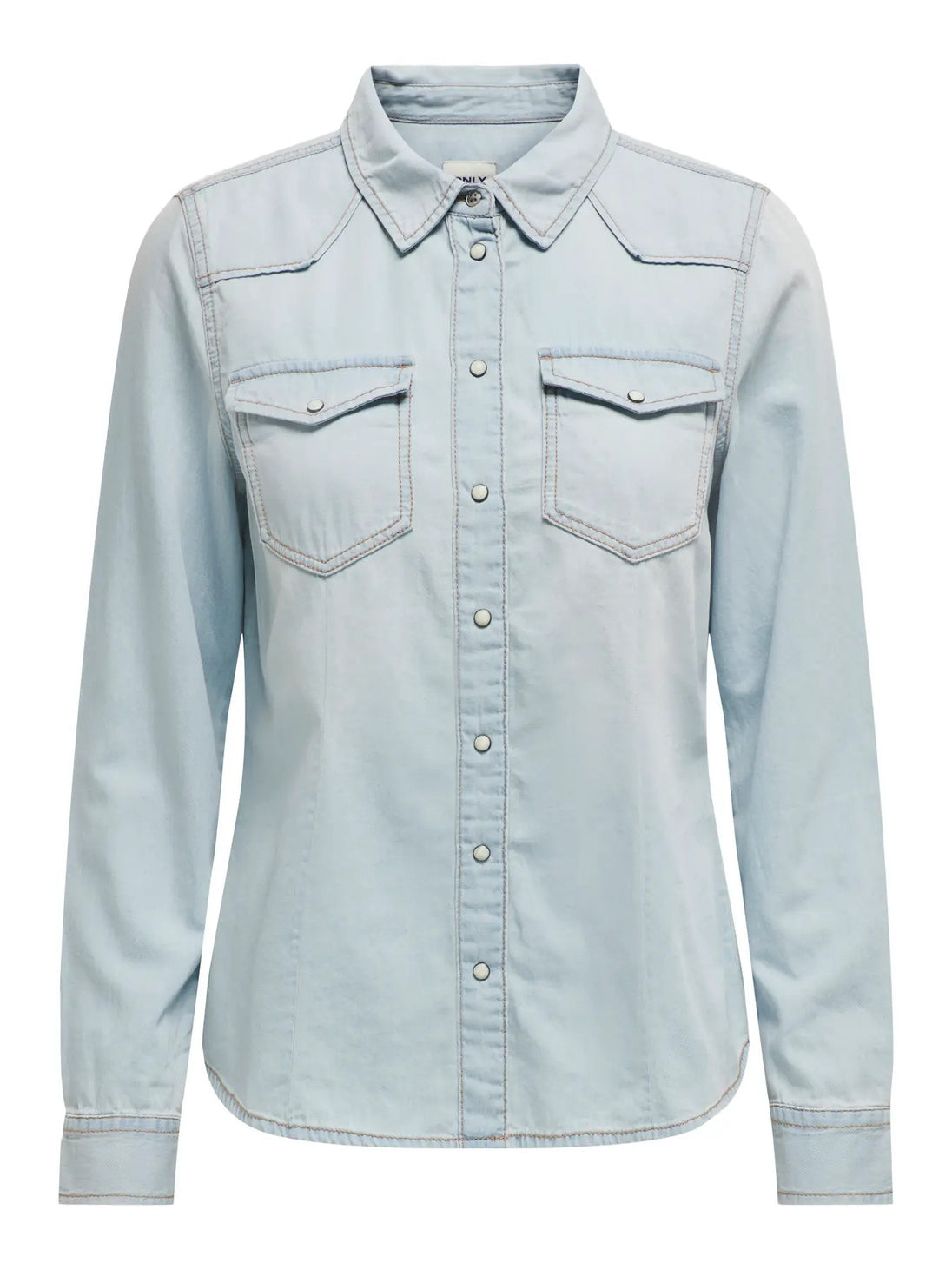 Chemise Only couleur bleu azur