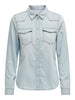 Chemise Only couleur bleu azur