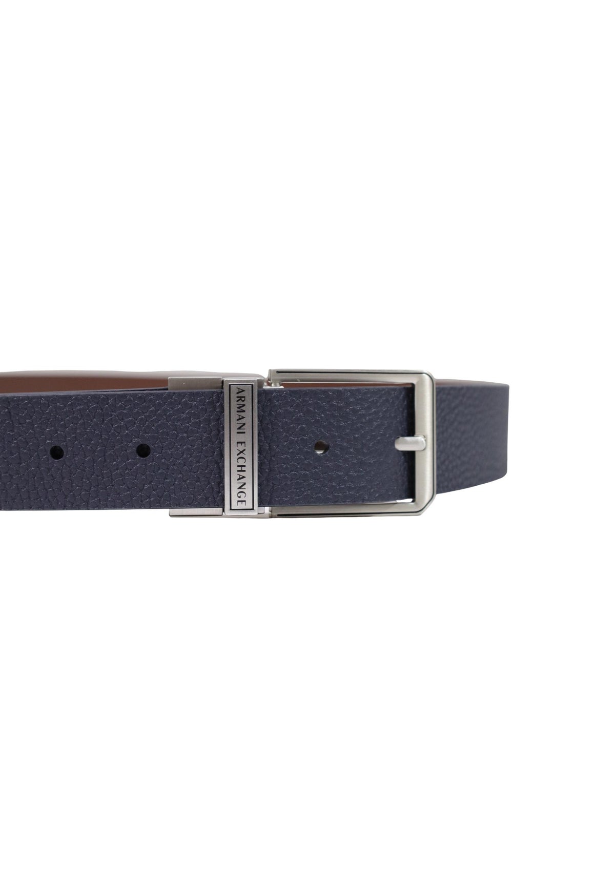 Ceinture Armani Exchange couleur bleu — vue 2