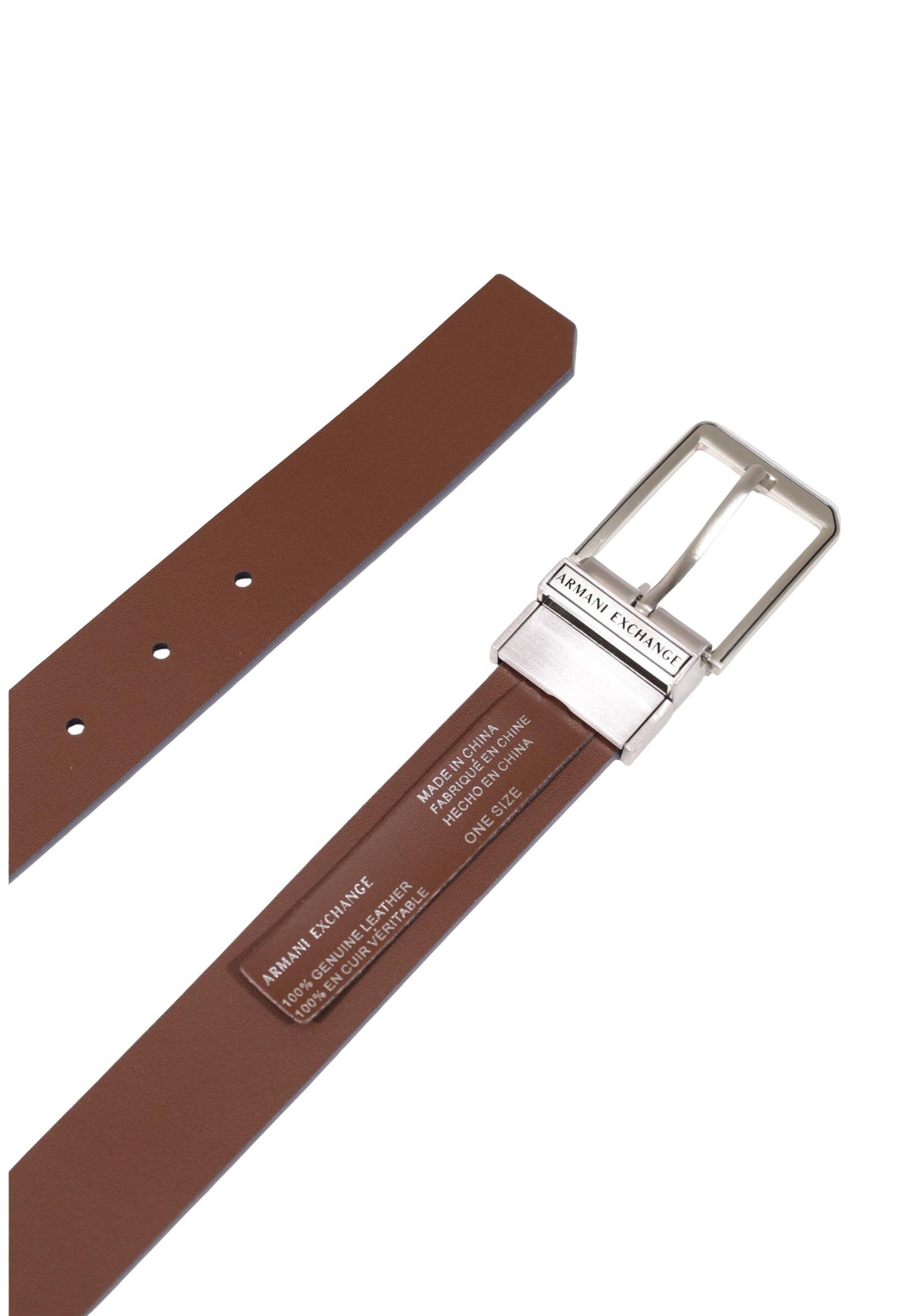 Ceinture Armani Exchange couleur bleu — vue 4