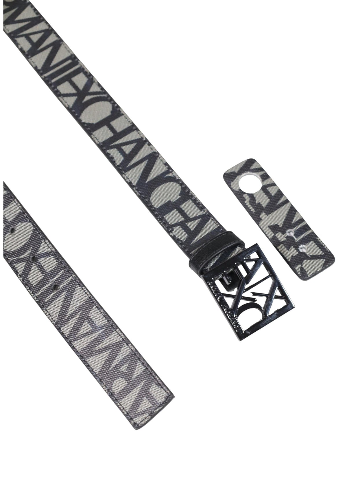 Ceinture Armani Exchange couleur gris — vue 3