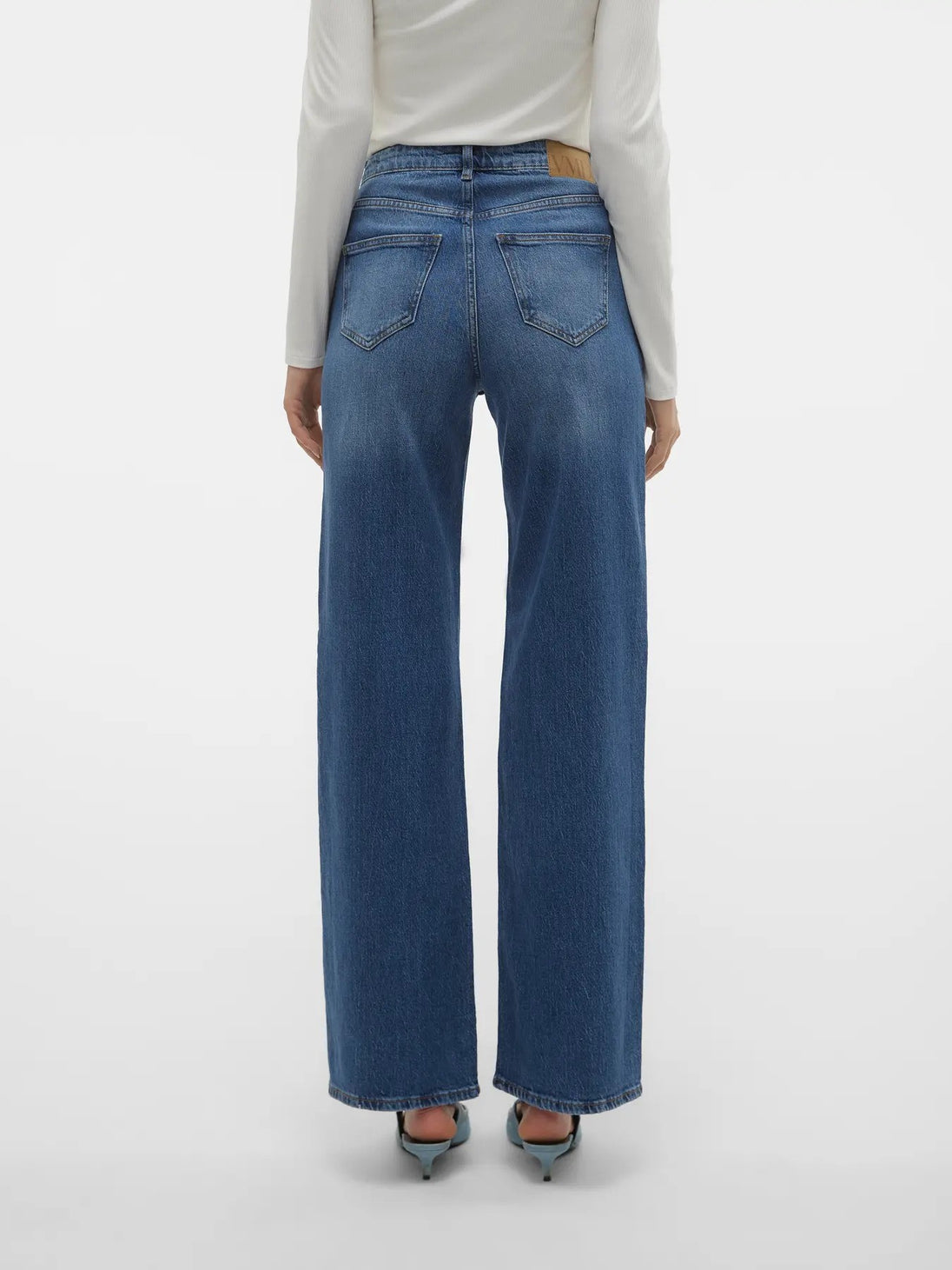Jean Vero Moda couleur bleu — vue 2