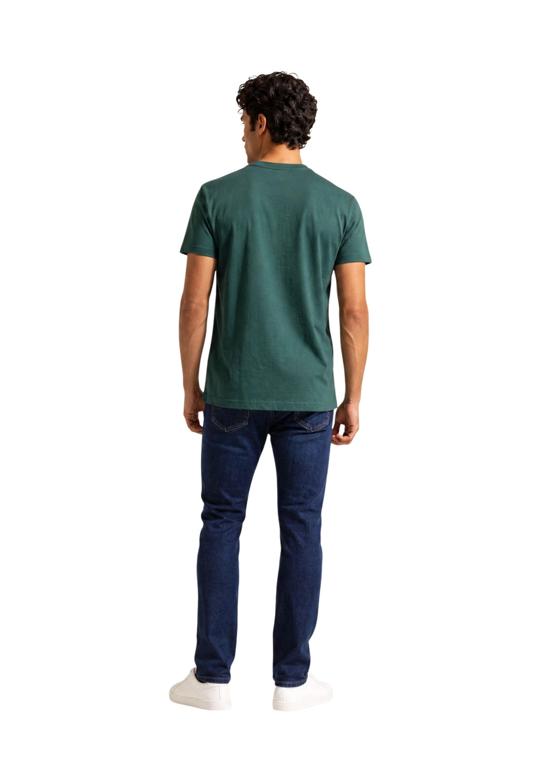 T-shirt Tommy Hilfiger Jeans couleur vert — vue 5