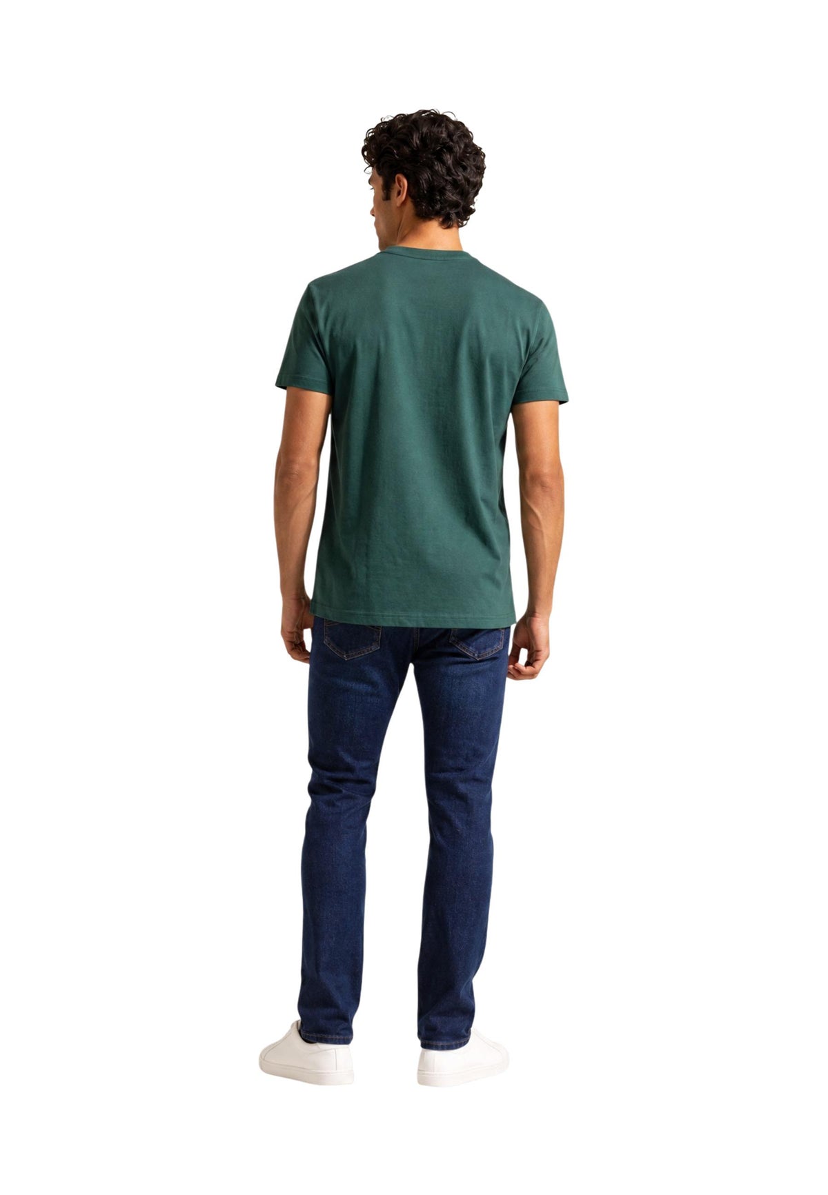 T-shirt Tommy Hilfiger Jeans couleur vert — vue 5