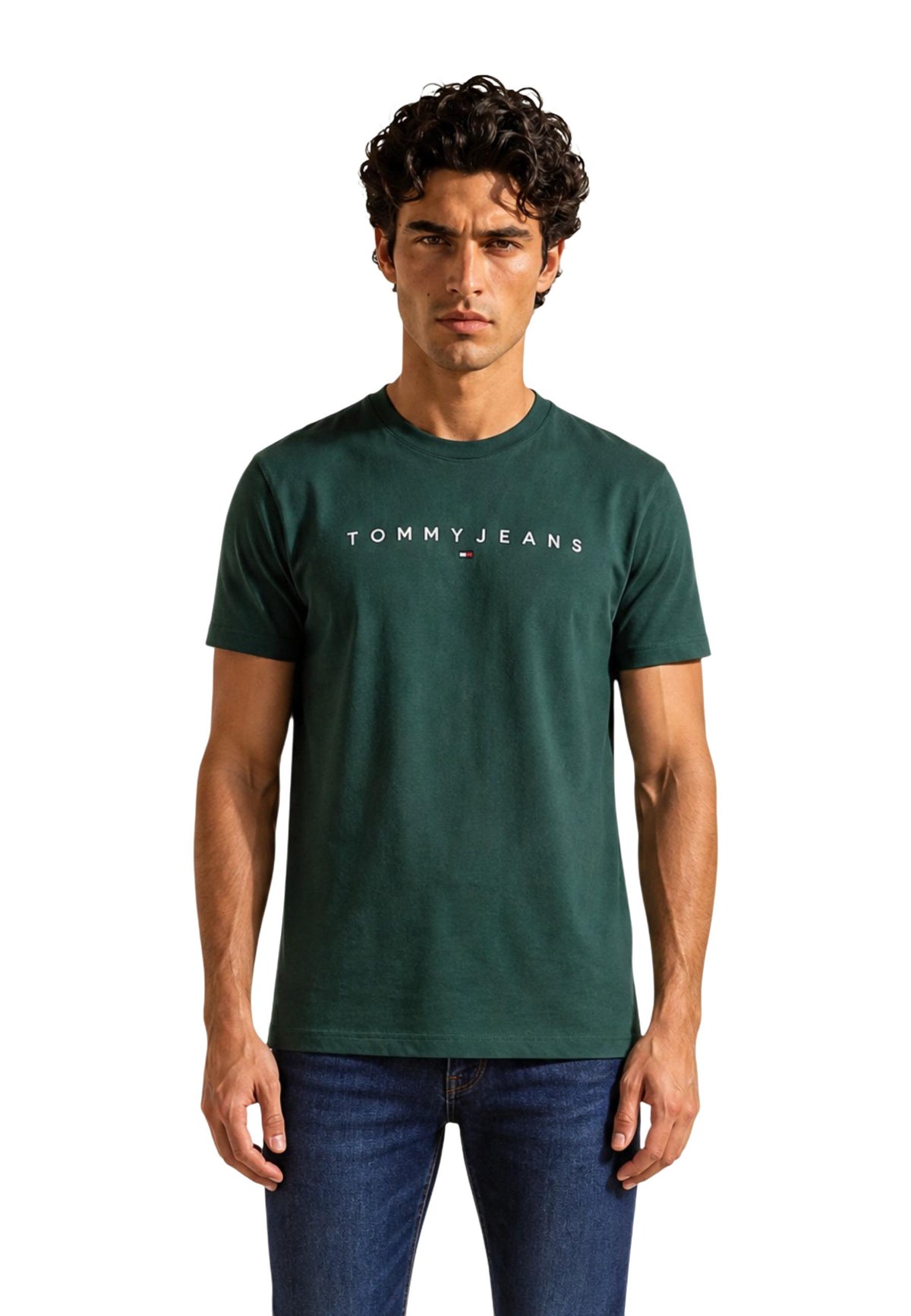 T-shirt Tommy Hilfiger Jeans couleur vert