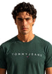 T-shirt Tommy Hilfiger Jeans couleur vert — vue 3