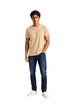T-shirt Tommy Hilfiger Jeans couleur beige — vue 3