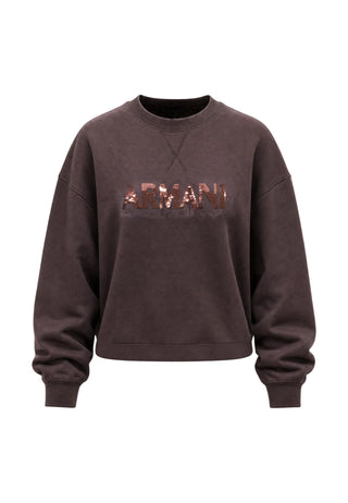 Sweat Armani Exchange couleur marron