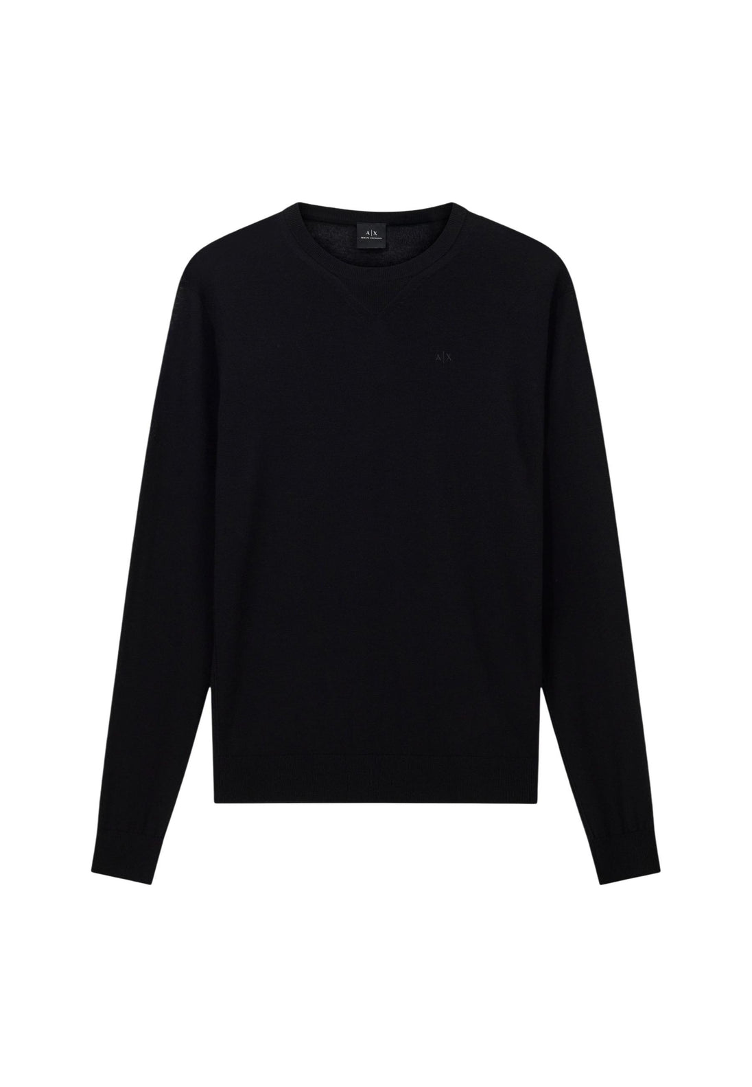 Pull Armani Exchange couleur noir — vue 3