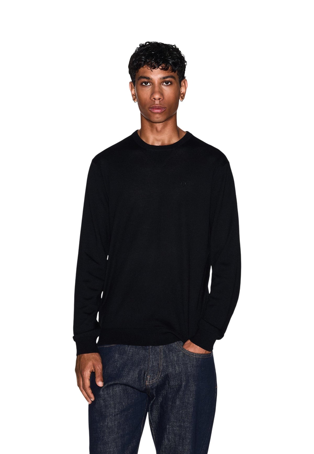 Pull Armani Exchange couleur noir