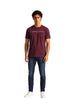 T-shirt Tommy Hilfiger Jeans couleur bordeaux — vue 3