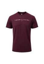 T-shirt Tommy Hilfiger Jeans couleur bordeaux — vue 2