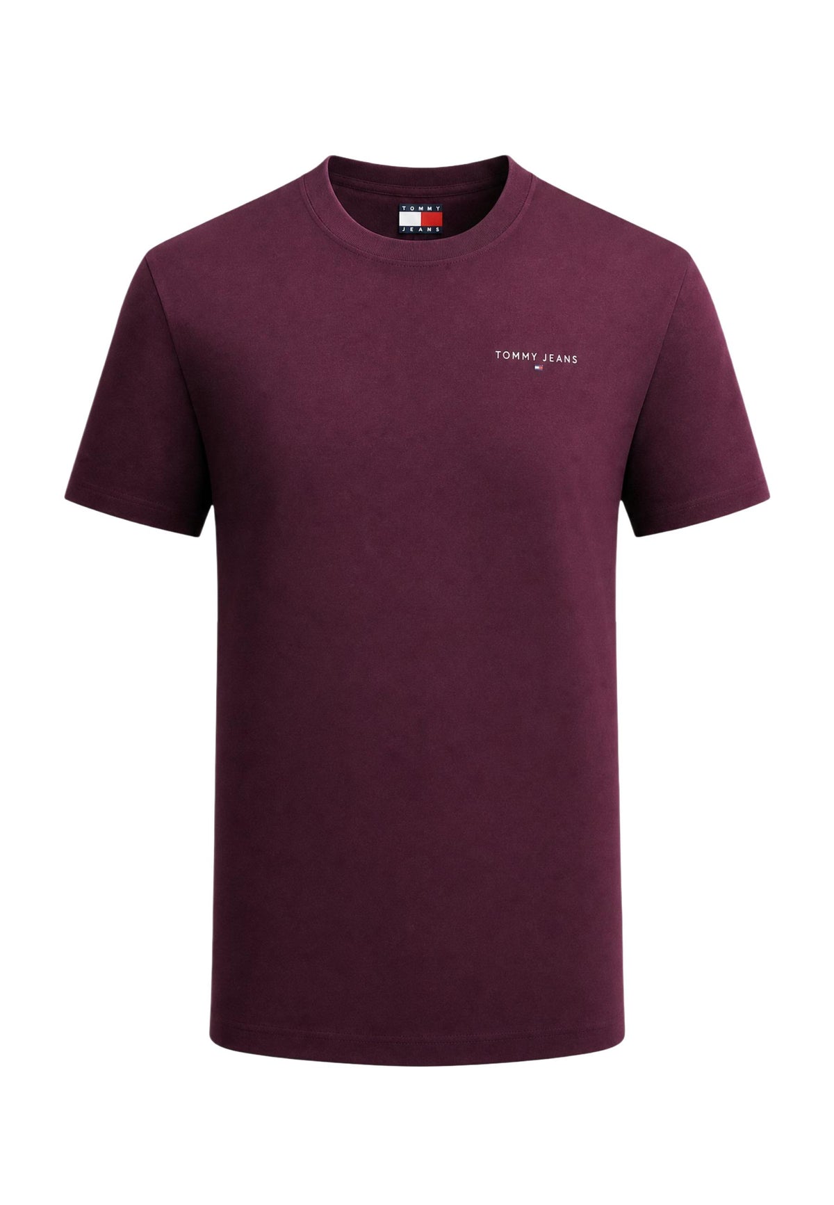 T-shirt Tommy Hilfiger Jeans couleur bordeaux — vue 4