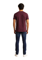 T-shirt Tommy Hilfiger Jeans couleur bordeaux — vue 5