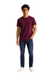 T-shirt Tommy Hilfiger Jeans couleur bordeaux — vue 2