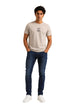 T-shirt Armani Exchange couleur beige — vue 4