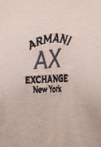 T-shirt Armani Exchange couleur beige — vue 5