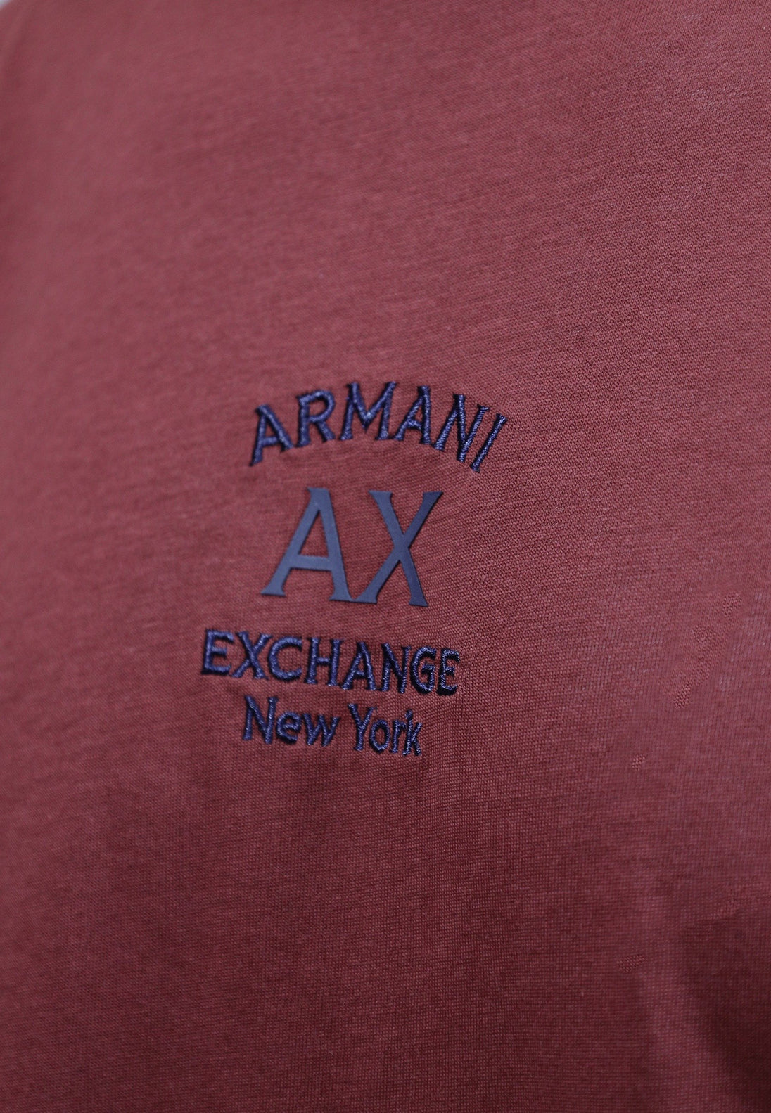 T-shirt Armani Exchange couleur rouge — vue 5
